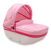 Luxus játék babakocsi New Baby COMFORT rózsaszín