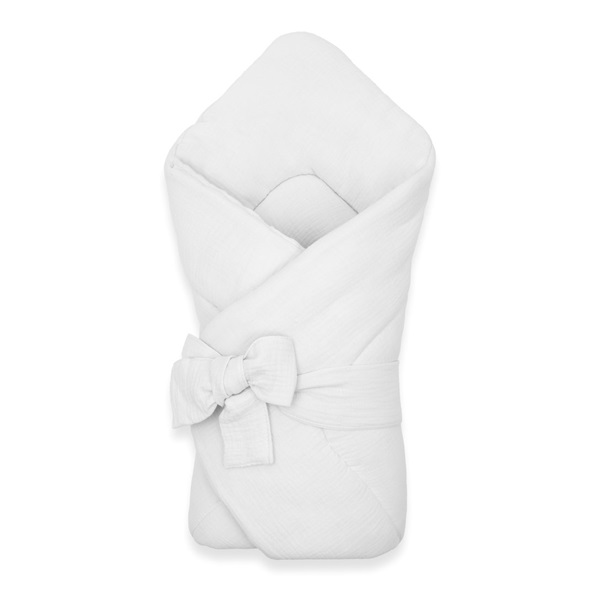 Muszlin megkötős pólya New Baby white