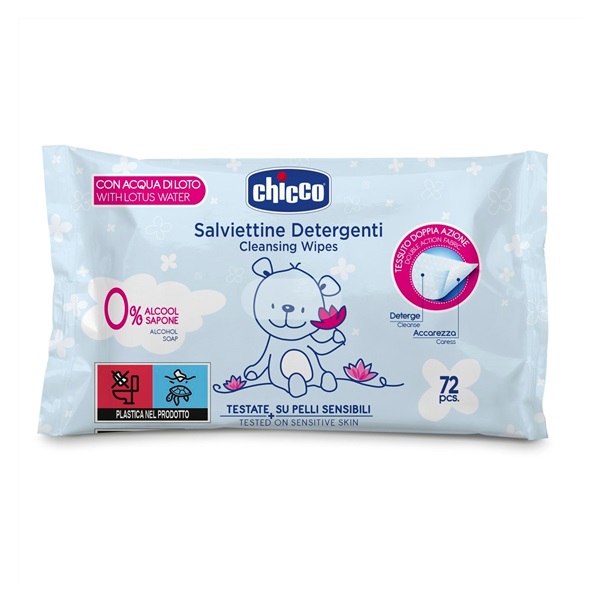 Ápoló törlőkendő 72 db 0+
