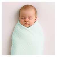 Muszlin gyermek pléd New Baby 70x100 cm mint