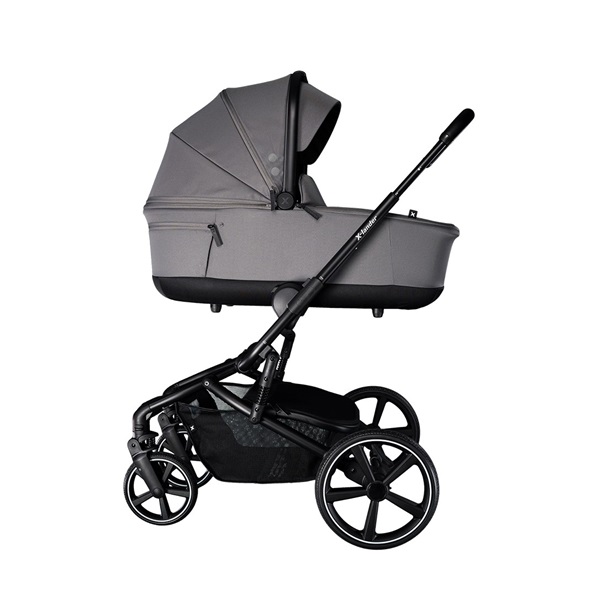 Kombinált babakocsi nagy kerekekkel 2 az 1-ben X-lander Cruiser 2.0  Cool Grey