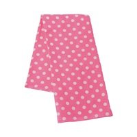 Pamut tetra pelenka New Baby Softy nyomtatott mintával  70 x 70 cm 4 db fehér-rózsaszín (sérült csomagolás)
