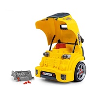 Realisztikus modell az autó elejének nyitható motorháztetőjével, Milly Mally N-GINE yellow