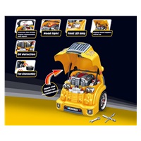 Realisztikus modell az autó elejének nyitható motorháztetőjével, Milly Mally N-GINE yellow