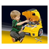 Realisztikus modell az autó elejének nyitható motorháztetőjével, Milly Mally N-GINE yellow