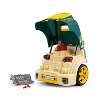 Realisztikus modell az autó elejének nyitható motorháztetőjével, Milly Mally N-GINE green