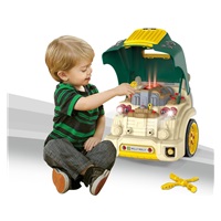 Realisztikus modell az autó elejének nyitható motorháztetőjével, Milly Mally N-GINE green