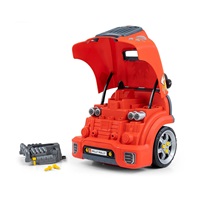 Realisztikus modell az autó elejének nyitható motorháztetőjével, Milly Mally N-GINE red