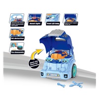 Realisztikus modell az autó elejének nyitható motorháztetőjével, Milly Mally N-GINE blue