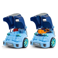Realisztikus modell az autó elejének nyitható motorháztetőjével, Milly Mally N-GINE blue