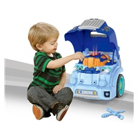Realisztikus modell az autó elejének nyitható motorháztetőjével, Milly Mally N-GINE blue