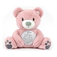 Plüss szundibarát maci projektorral Milly Mally Bear pink