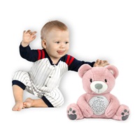 Plüss szundibarát maci projektorral Milly Mally Bear pink