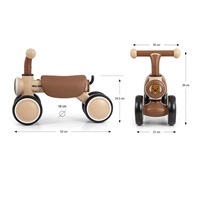 Gyerek futóbicikli  Milly Mally York beige