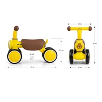 Gyerek futóbicikli  Milly Mally York yellow
