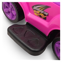 Bébitaxi tolókarral 3az1-ben Baby Mix Mega Car rózsaszín (Sérült csomagolás)