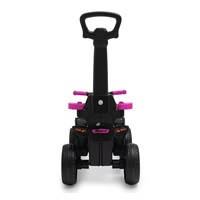 Bébitaxi tolókarral Baby Mix Mega Prime EVA  rózsaszín (Sérült csomagolás)