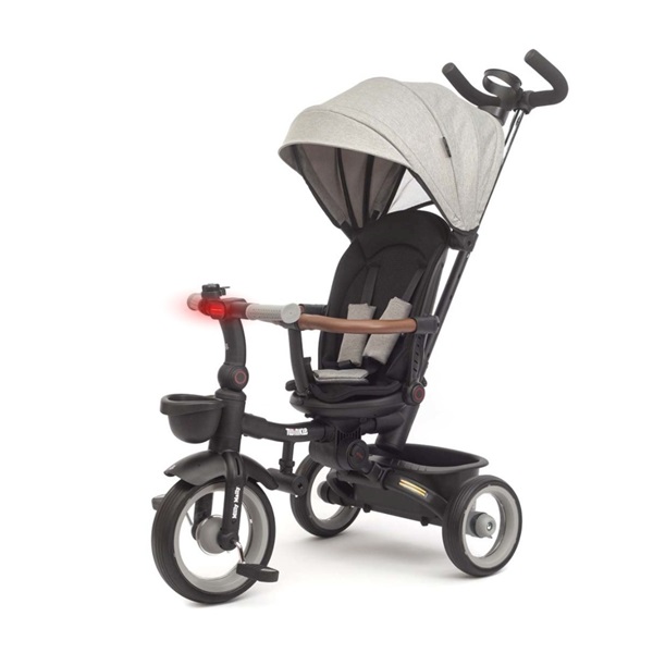 Luxus gyerek tricikli világítással Milly Mally Twinkle grey