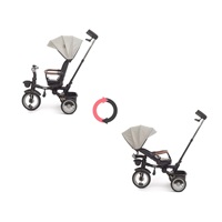 Luxus gyerek tricikli világítással Milly Mally Twinkle grey