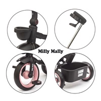 Luxus gyerek tricikli világítással Milly Mally Twinkle pink