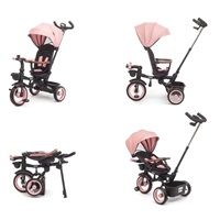 Luxus gyerek tricikli világítással Milly Mally Twinkle pink