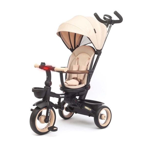 Luxus gyerek tricikli világítással Milly Mally Twinkle beige