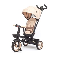 Luxus gyerek tricikli világítással Milly Mally Twinkle beige