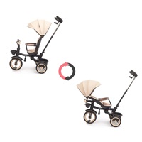 Luxus gyerek tricikli világítással Milly Mally Twinkle beige