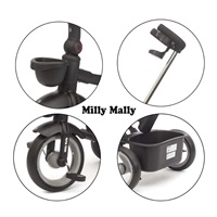 Luxus gyerek tricikli világítással Milly Mally Twinkle grey(KICSOMAGOLVA)