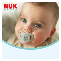 Baba cumi  NUK First Choice Night 0-6m 2 db Hippo/Koala