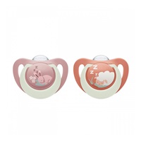 Baba cumi  NUK First Choice Night 0-6m 2 db Bunny/Sheep