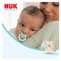 Baba cumi  NUK First Choice Night 6-18m 2 db Hippo/Koala