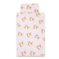 2-részes ágyneműhuzat New Baby Love Teddy Bear 90/120 cm pink