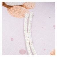 Rácsvédő kiságyba New Baby Love Teddy Bear pink