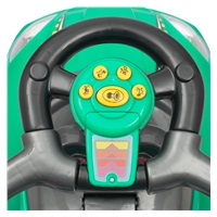 Bébitaxi tolókarral 3az1-ben Baby Mix Mega Car zöld (Sérült csomagolás)
