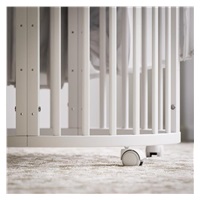 Gyermek növekedő 3-az-1-ben ovális kiságy + matrac New Baby fehér