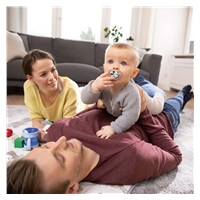 Baba cumi NUK Perfect Match Air Disney Mickey Mouse  6-18 hónapos grey