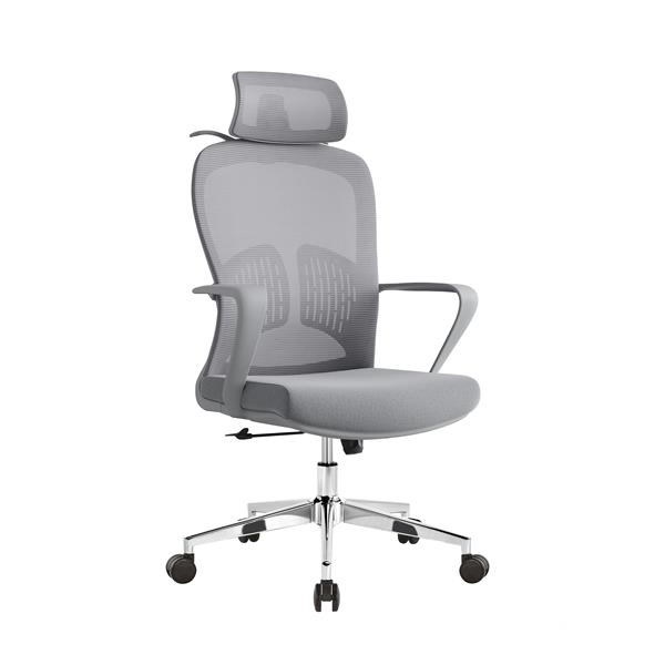 Baby Mix ergonómikus irodai szék fejtámlával és deréktámasztékkal fekete