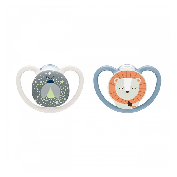 Baba cumi  NUK Perfect Match Air Night FIREFLY/LION 6-18m 2db