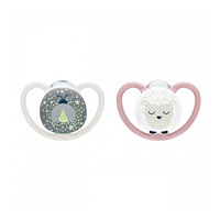 Baba cumi  NUK Perfect Match Air Night FIREFLY/SHEEP 6-18m 2db