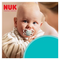 Baba cumi  NUK Perfect Match Air BEAR 0-6m 1db box