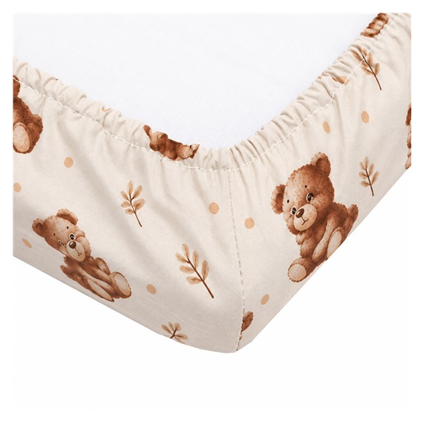 Pamut kiságyba való lepedő pamut New Baby Sweet baby bears 120x60 cm