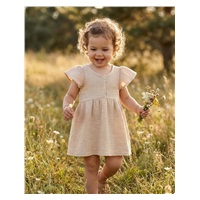 Baba muszlin ruha New Baby beige