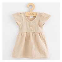 Baba muszlin ruha New Baby beige