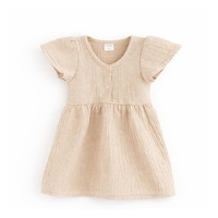 Baba muszlin ruha New Baby beige