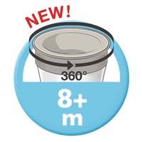 Bájos itató pohár Magic Mickey Mouse NUK (8+ m.) 360° 230 ml