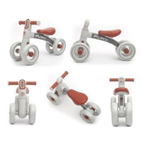 FLIXY futóbicikli LED világítással Milly Mally– grey