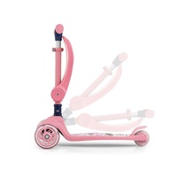 FUZZY háromkerekű üléses-scooter egyensúlyozó roller gyerekeknek pink