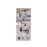 FUZZY háromkerekű üléses-scooter egyensúlyozó roller gyerekeknek red