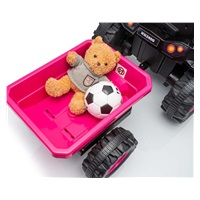 Elektromos vontató pótkocsival Milly Mally Farmer rózsaszín